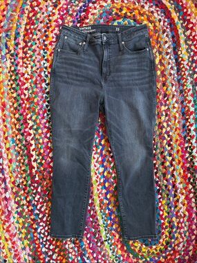 J Crew Vintage Straight Leg Women's Black Jeans - Size 33
